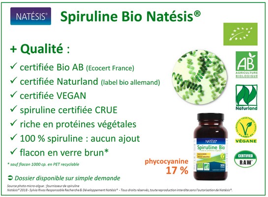 Spiruline Bio NATESIS