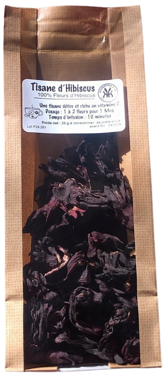 Tisane 100% Fleurs D Hibiscus KOUKOUMA&CO