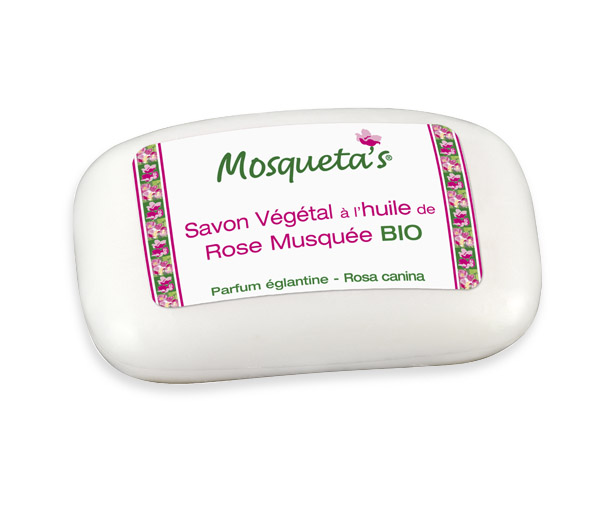Savon Vegetal Huile De Rose De Musquee MOSQUETA'S