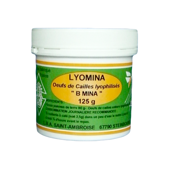 Oeufs de Cailles Lyophylisés  B Mina