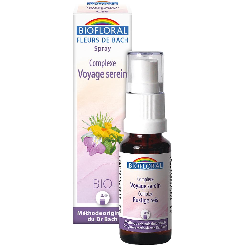 Fleurs de Bach Complexe VOYAGE SEREIN BIOFLORAL
