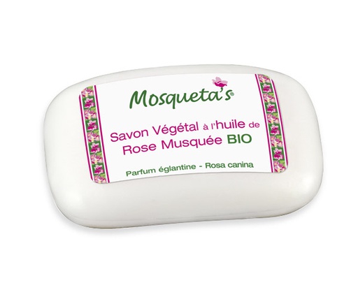 Savon Vegetal Huile De Rose De Musquee MOSQUETA'S