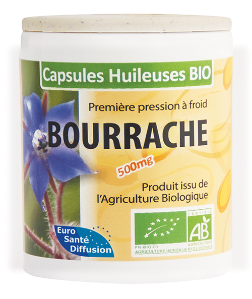 Bourrache Bio 500mg EURO SANTE DIFFUSION
